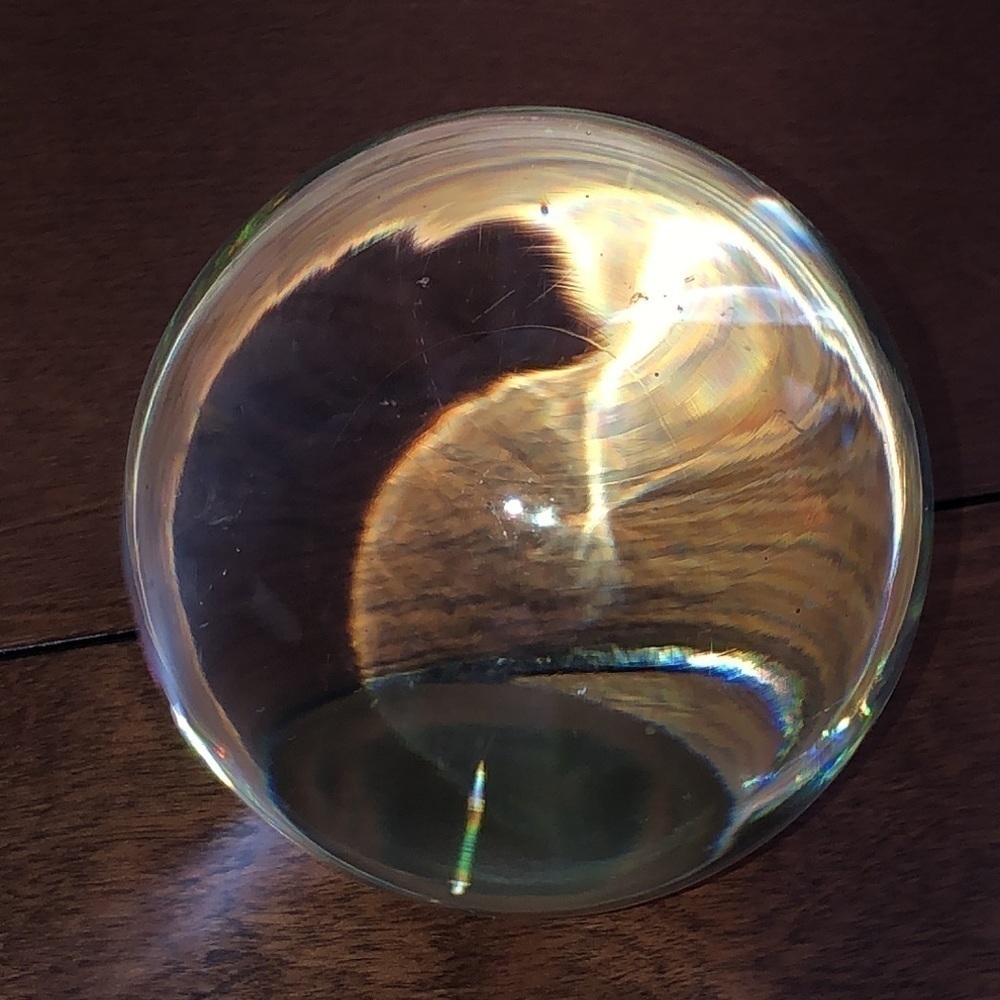 Elephants 4’ x 4’ Holding up a crystal Clear Ball - Picture 10 of 10